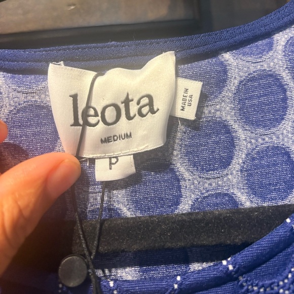 Leota Navy Sleeveless Mini Dress - Picture 3 of 5